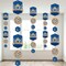 Big Dot of Happiness Eid Mubarak - Ramadan Party DIY Dangler Backdrop - Happy Eid Hanging Vertical Decorations - 30 Pieces